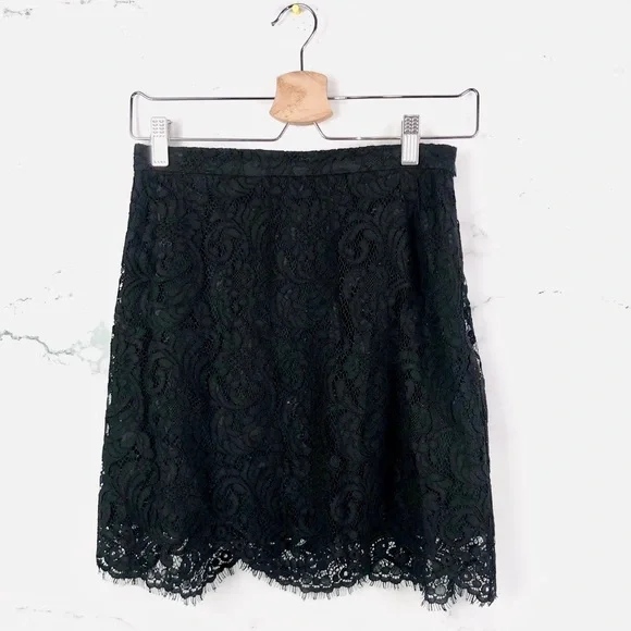 WILFRED Claribel 100% Silk Lace Skirt - Picture 3 of 10